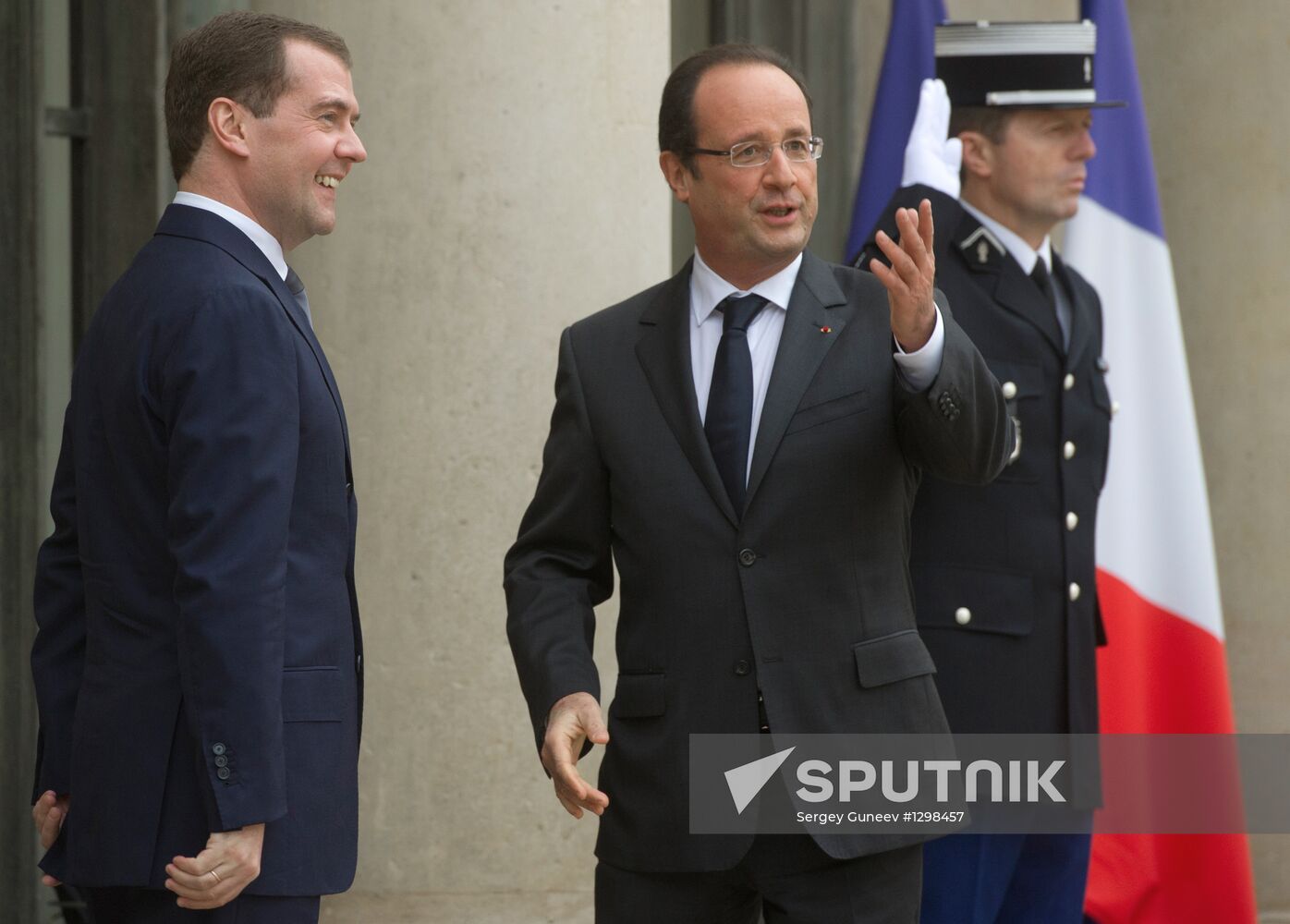 Dmitry Medvedev visits France