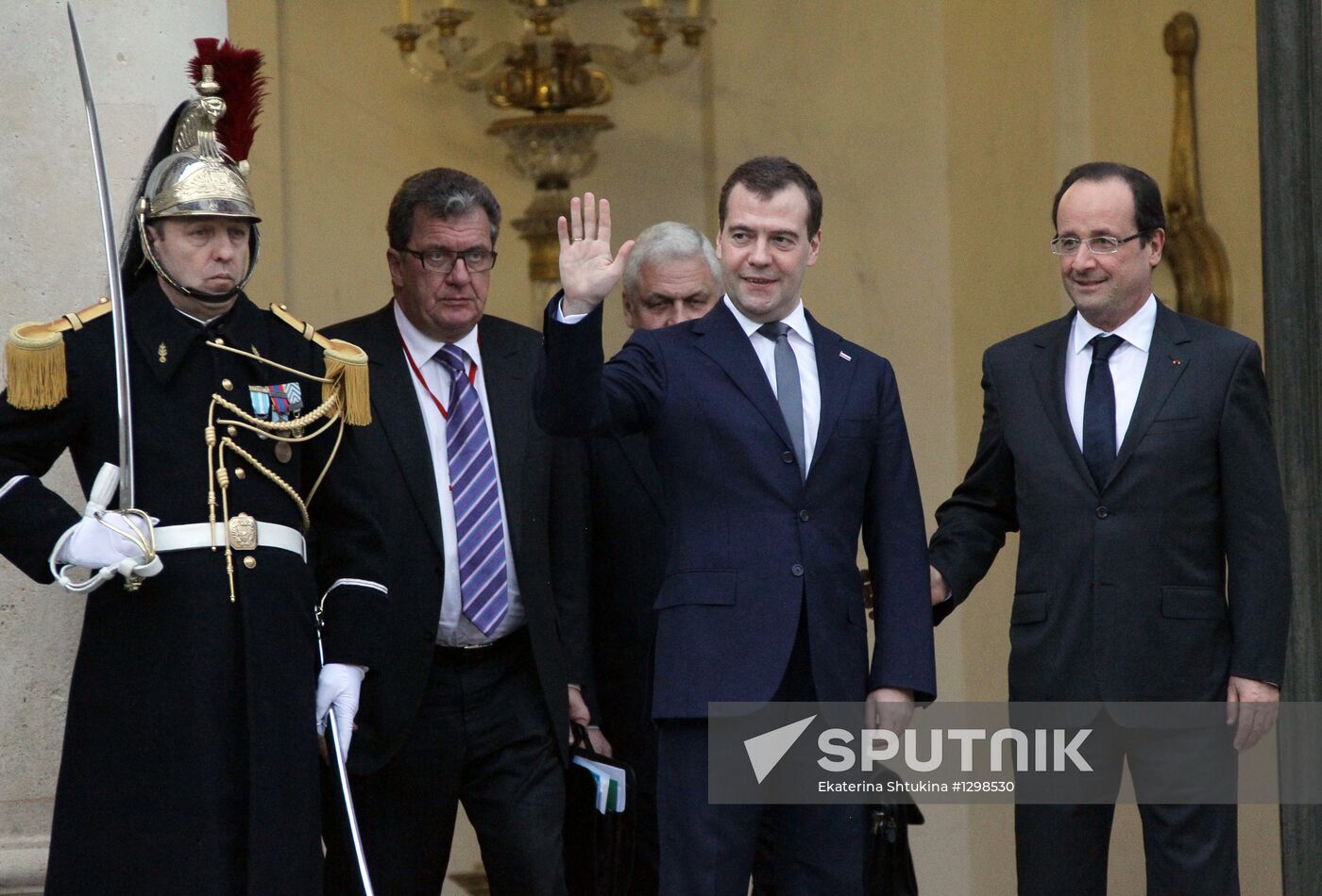 Dmitry Medvedev visits France