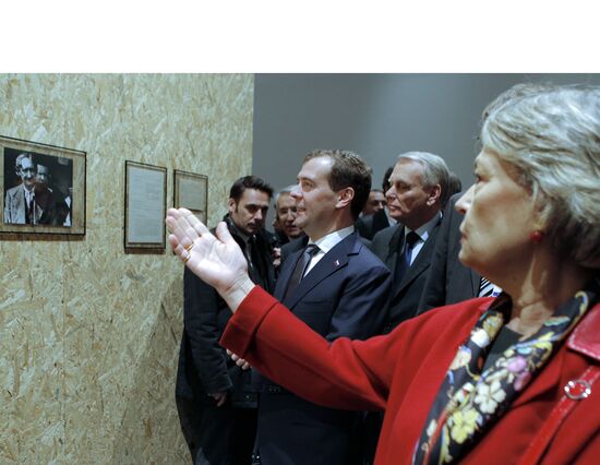 Dmitry Medvedev visits France