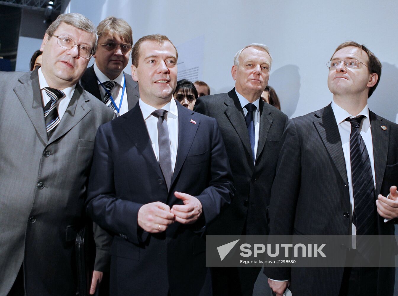 Dmitry Medvedev visits France
