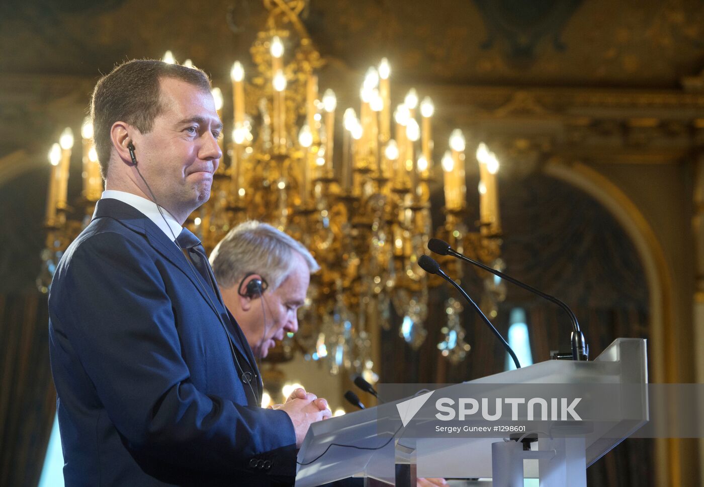 Dmitry Medvedev visits France