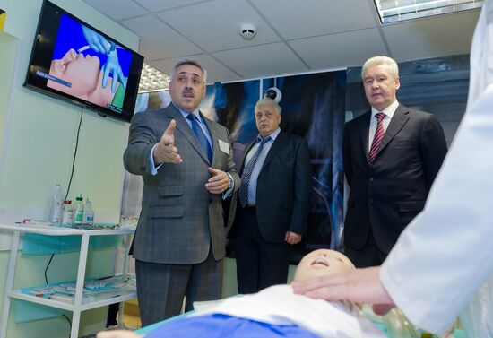 Sergei Sobyanin visits Children's Polyclinic 10
