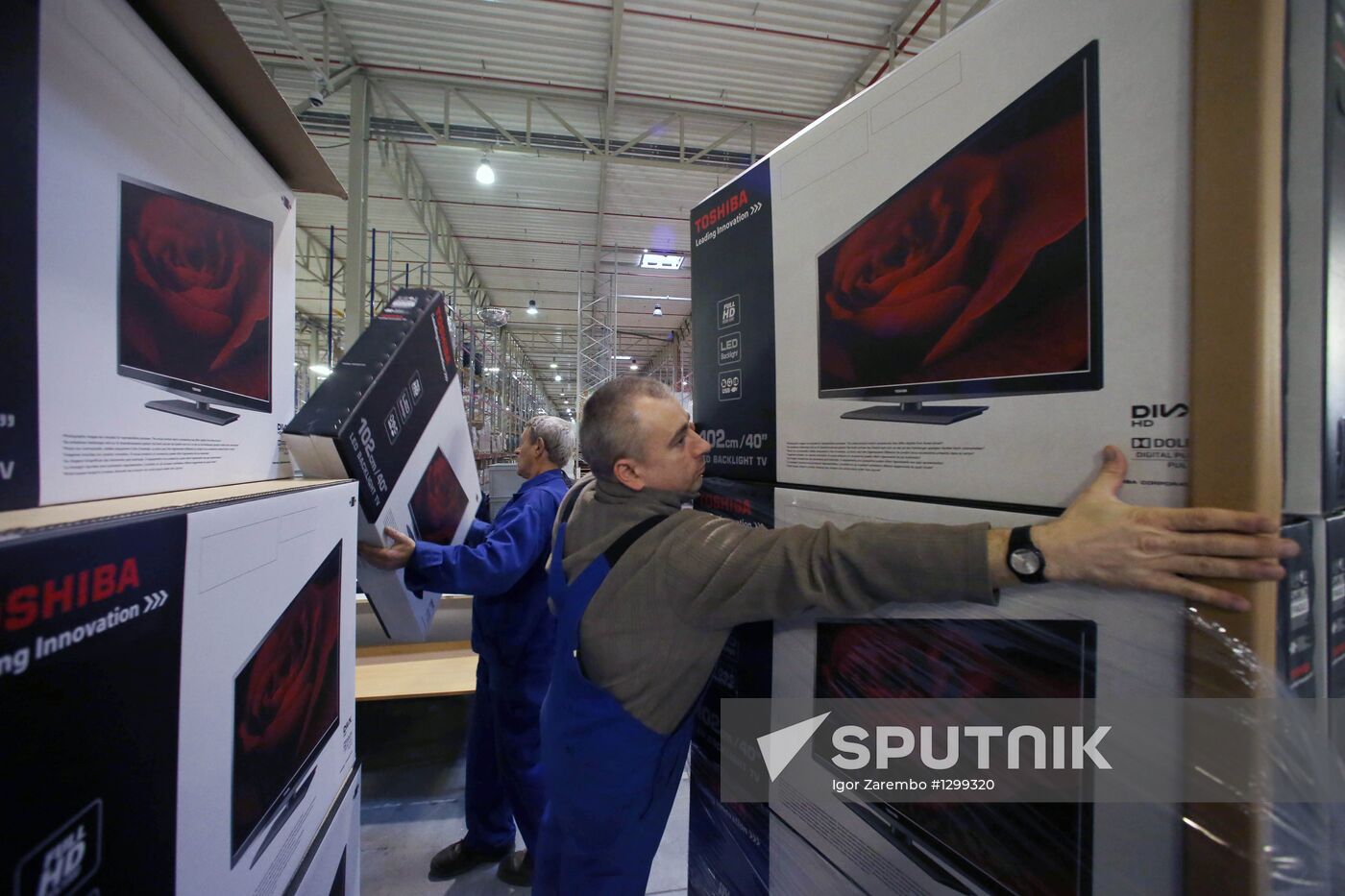 TV set manufacturing at Telebalt plant