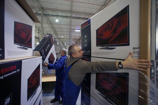 TV set manufacturing at Telebalt plant