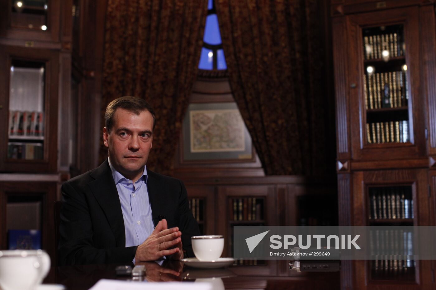 Dmitry Medvedev gives interview to Kommersant