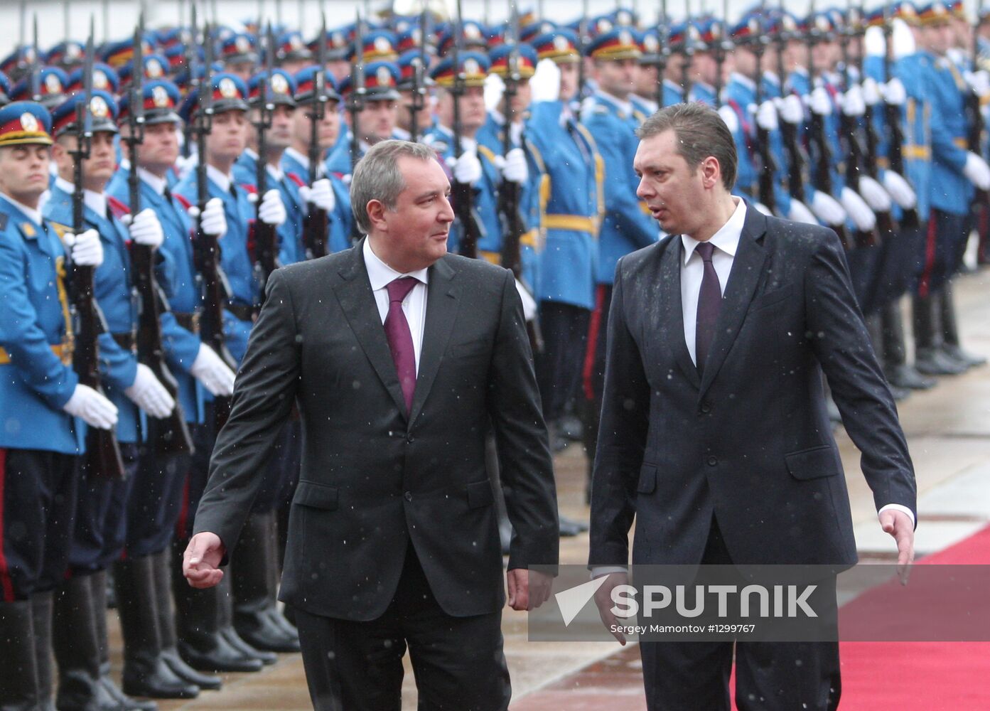 Dmitry Rogozin visits Serbia
