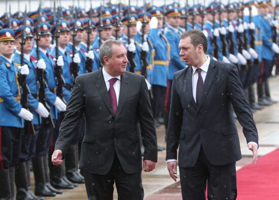 Dmitry Rogozin visits Serbia