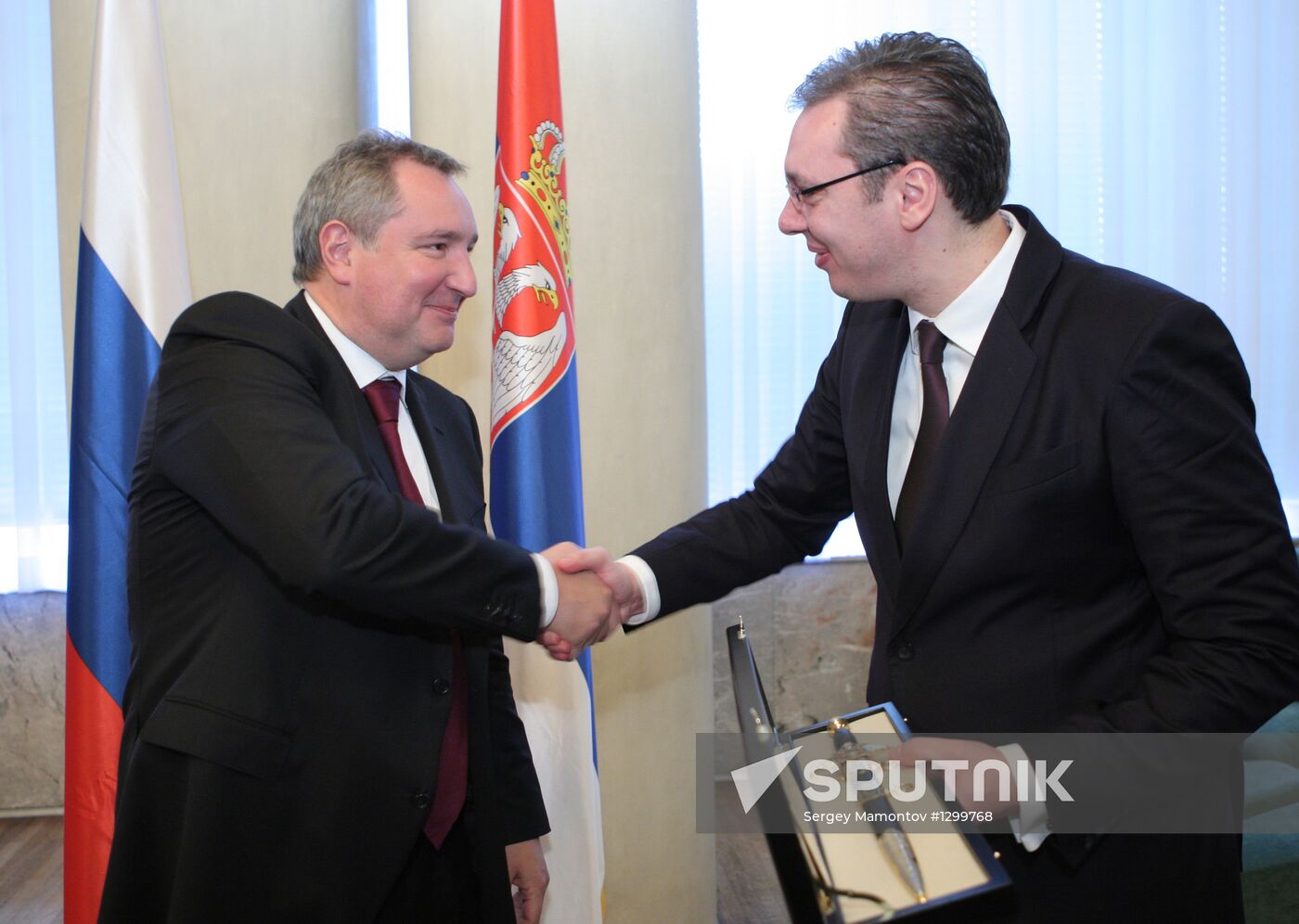 Dmitry Rogozin visits Serbia