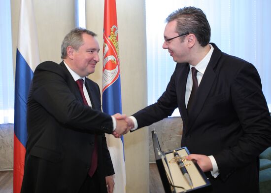 Dmitry Rogozin visits Serbia