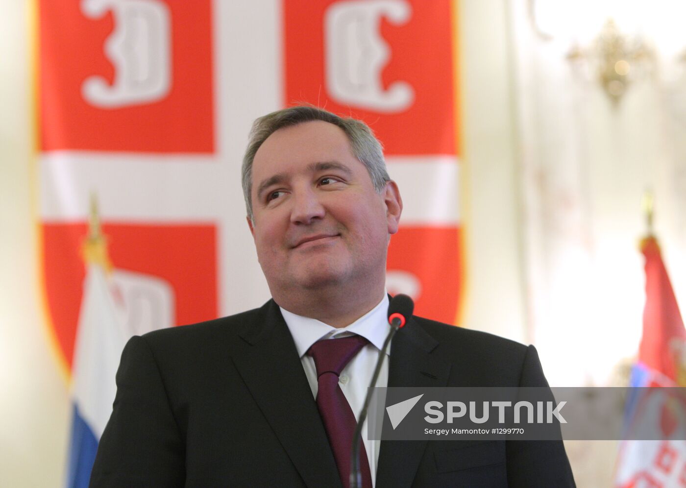 Dmitry Rogozin visits Serbia