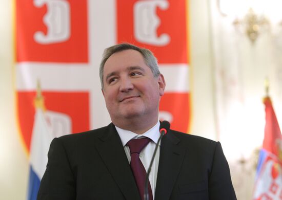 Dmitry Rogozin visits Serbia