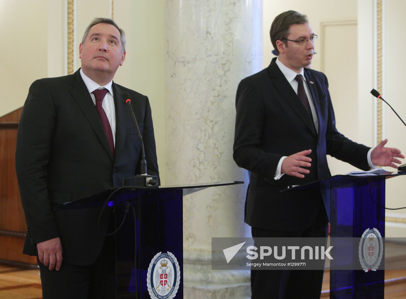 Dmitry Rogozin visits Serbia