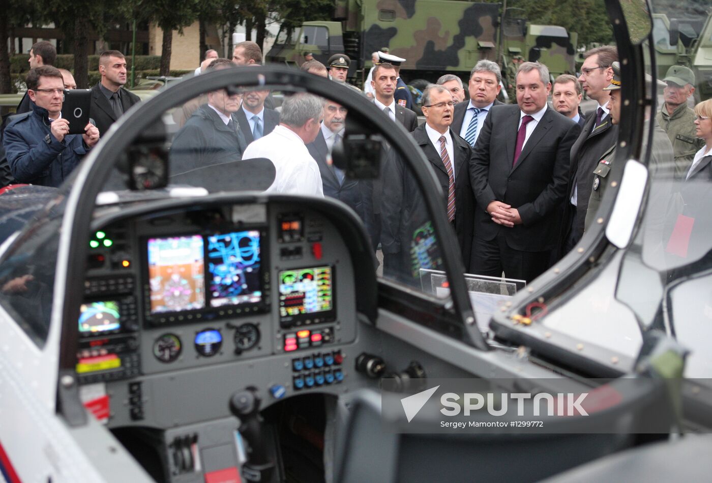 Dmitry Rogozin visits Serbia