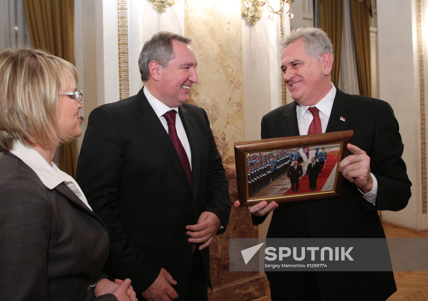 Dmitry Rogozin visits Serbia