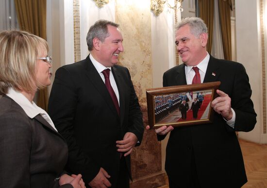 Dmitry Rogozin visits Serbia
