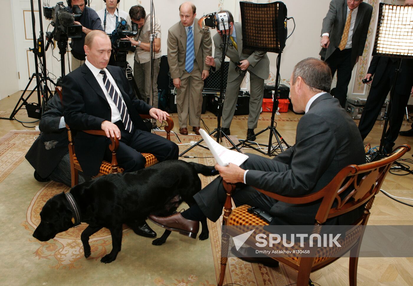 VLADIMIR PUTIN AND MATT LAUER