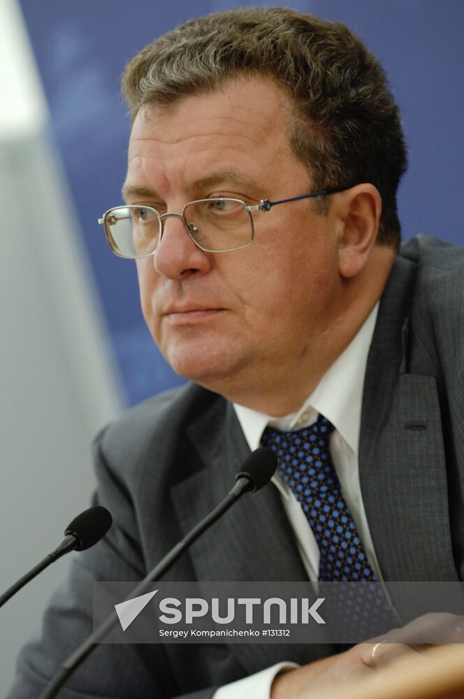 SERGEI PRIKHODKO HOLDS BRIEFING