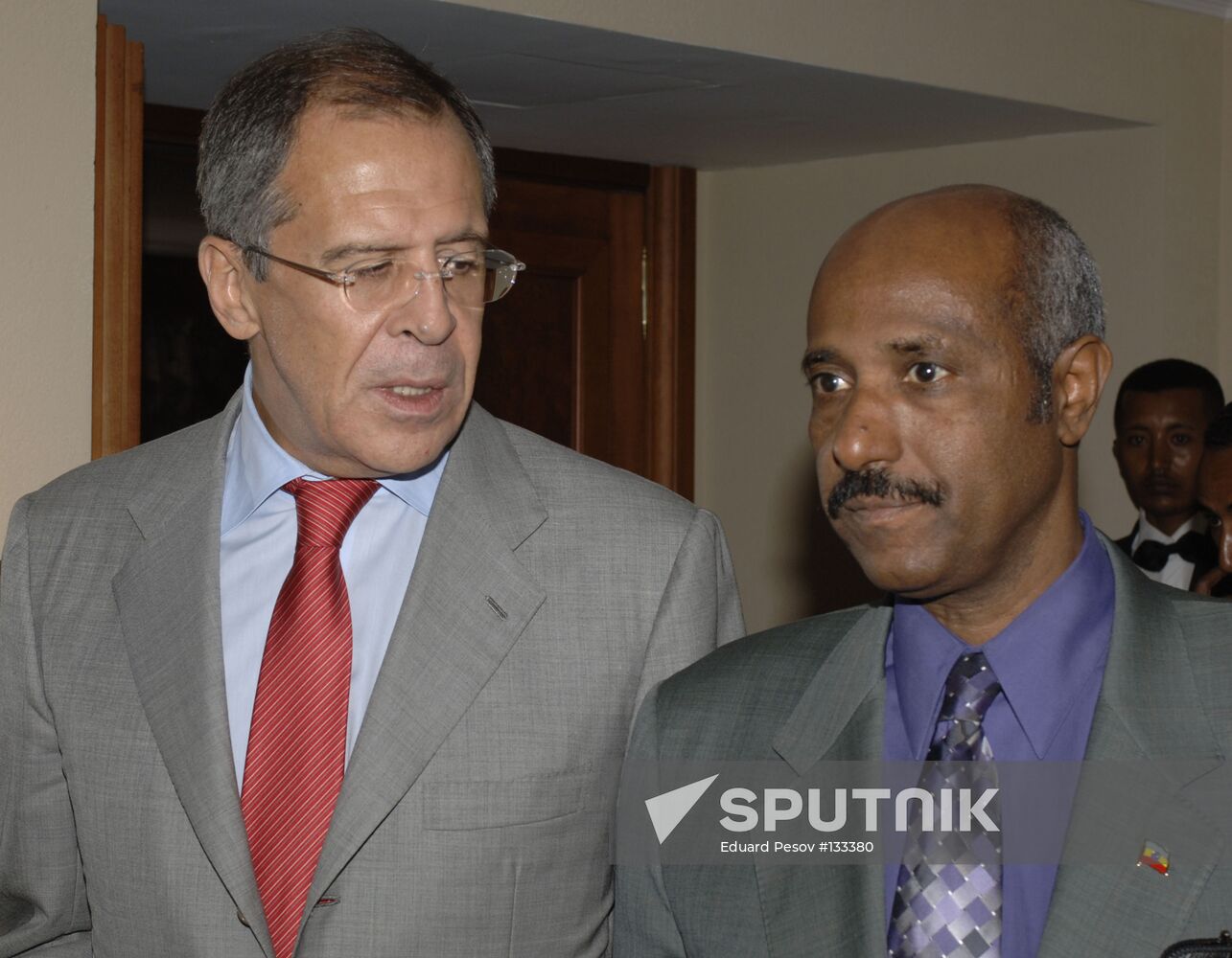 SERGEI LAVROV VISITS ETHIOPIA