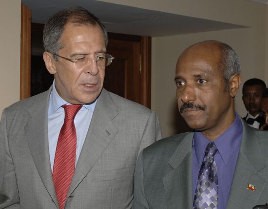 SERGEI LAVROV VISITS ETHIOPIA