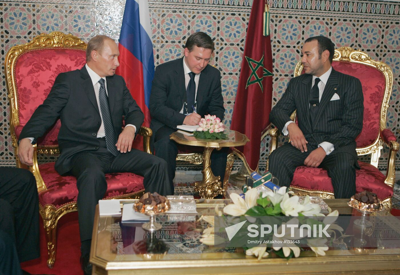 Putin and Mohammed VI 