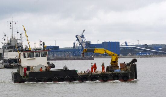 sea port of Ust-Lug
