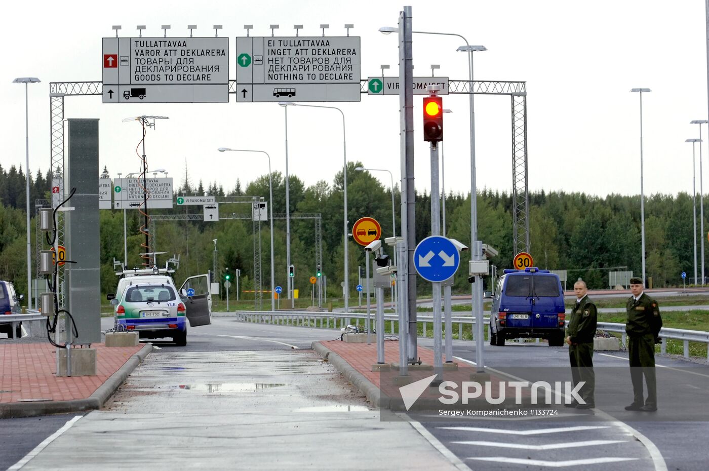 NEW ROAD AT RUSSO-FINNISH BORDER