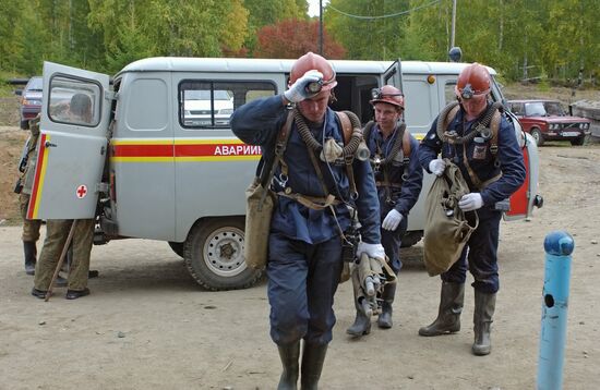 Accident in a shaft 