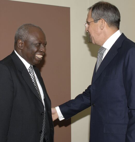 SERGEI LAVROV JACQUES DIOUF CONFERENCE