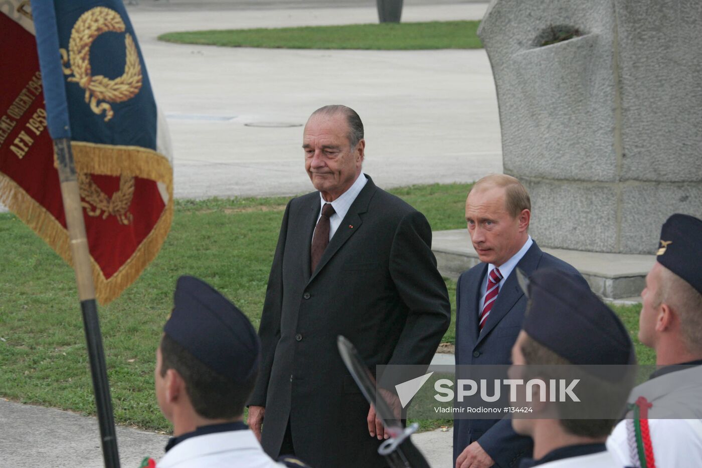VLADIMIR PUTIN VISITS FRANCE