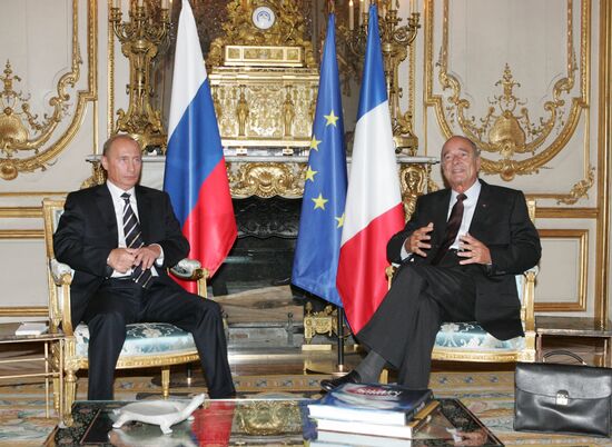 VLADIMIR PUTIN VISITS FRANCE