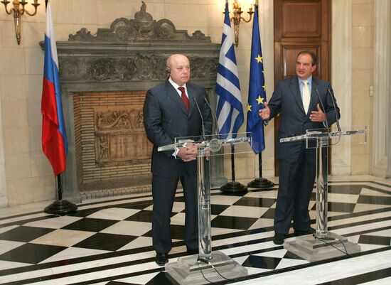 RUSSIAN PRIME MINISTER MIKHAIL FRADKOV'S GREEK VISIT