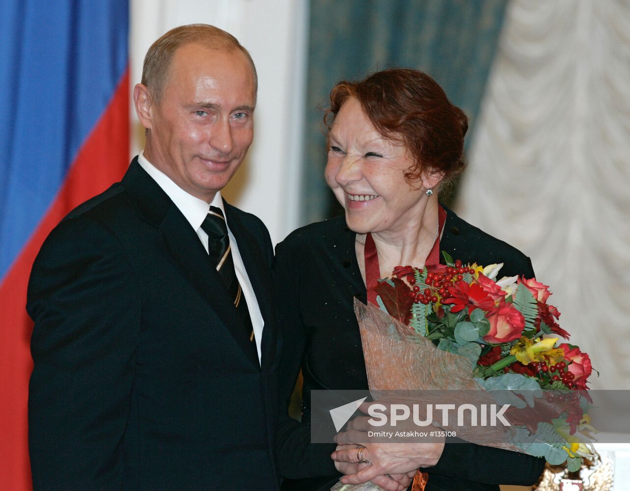 VLADIMIR PUTIN AND NINA URGANT