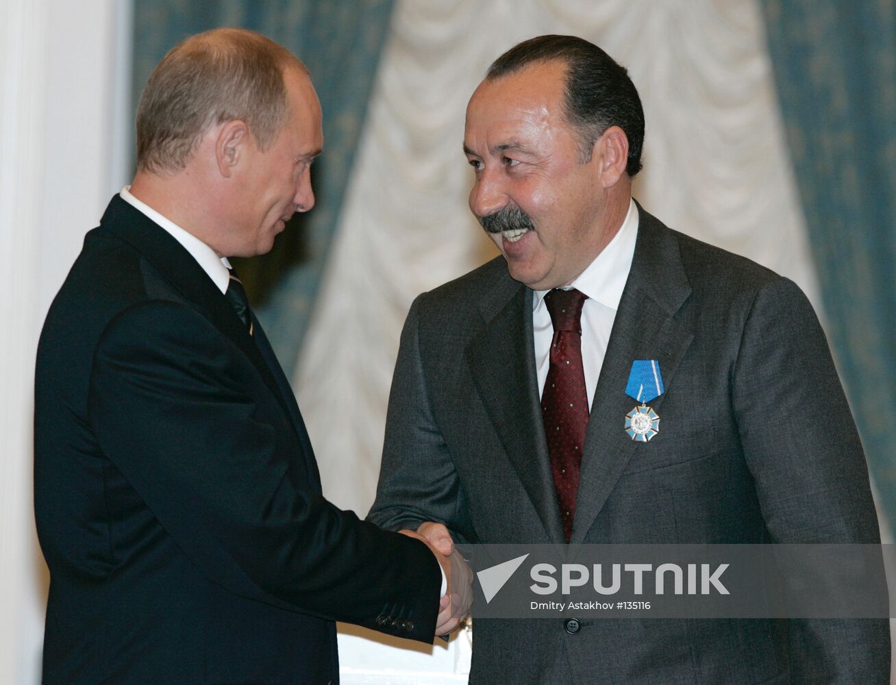 VLADIMIR PUTIN AND VALERY GAZZAYEV