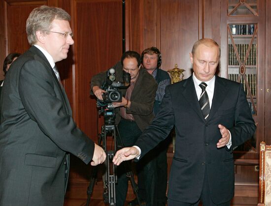 ALEXEI KUDRIN AND VLADIMIR PUTIN 