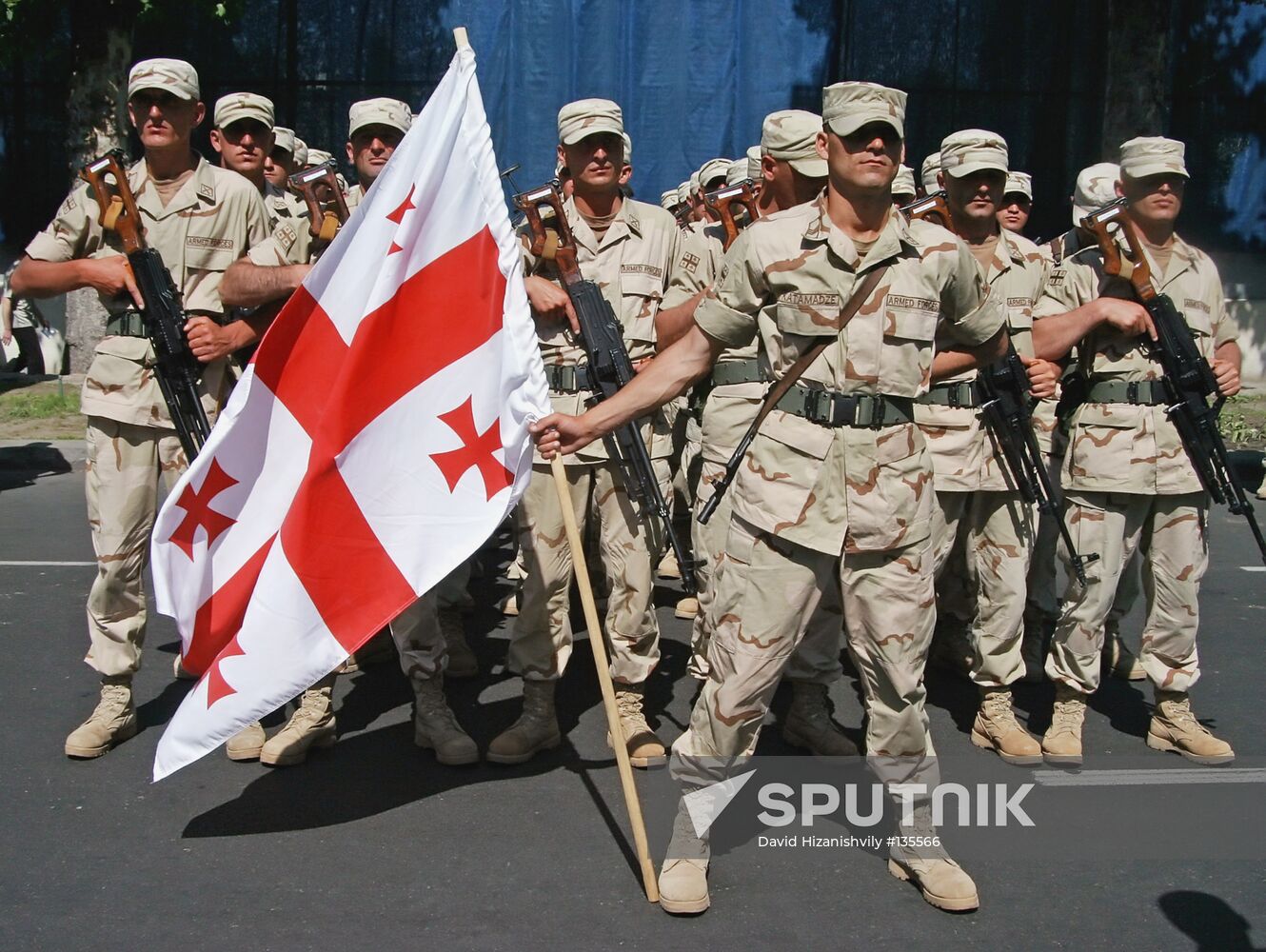GEORGIAN ARMY TROOPS