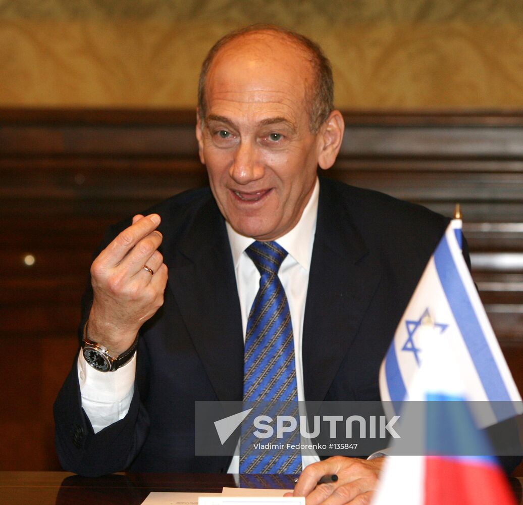 EHUD OLMERT