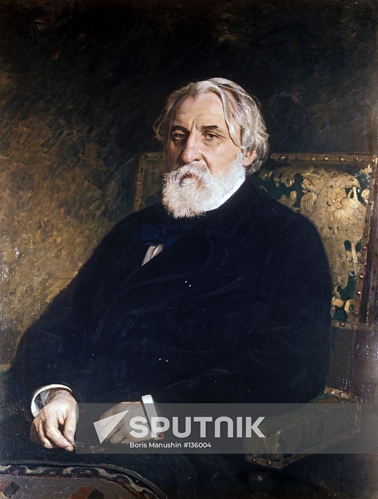 REPIN TURGENEV PORTRAIT
