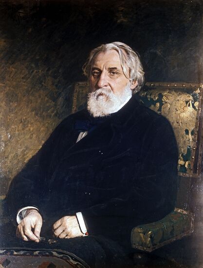 REPIN TURGENEV PORTRAIT