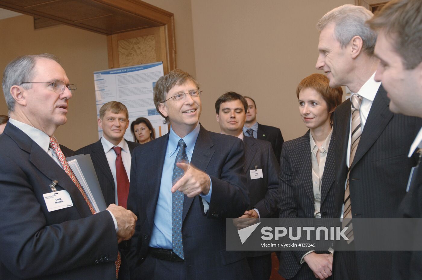 BILL GATES MOSCOW VISIT