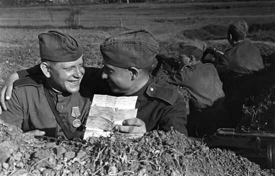 GREAT PATRIOTIC WAR SOLDIERS LETTER 