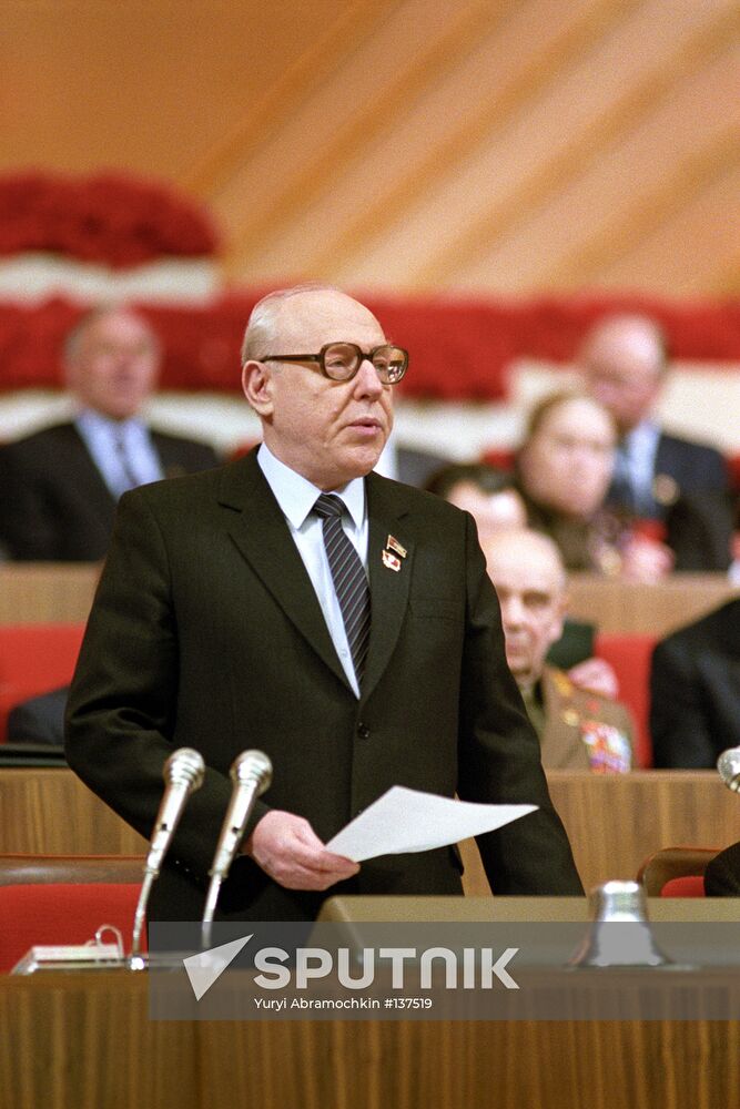 VIKTOR CHEBRIKOV C.P.S.U. CONGRESS SPEECH