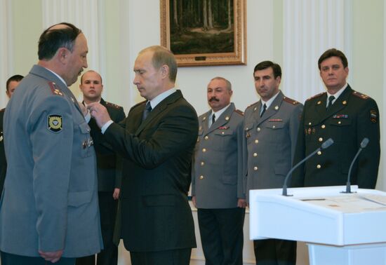 AWARDING INTERIOR OFFICERS