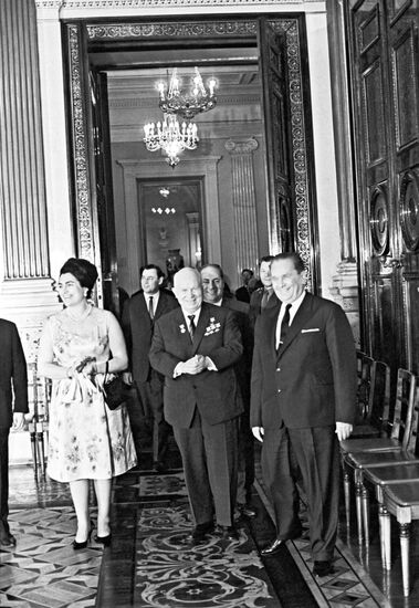 KHRUSHCHEV BROZ TITO LENINGRAD
