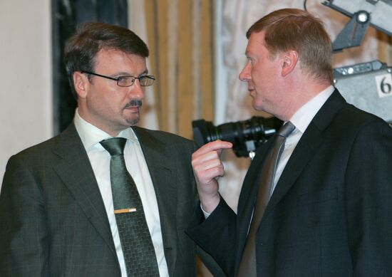 German Gref,  Anatoly Chubais 