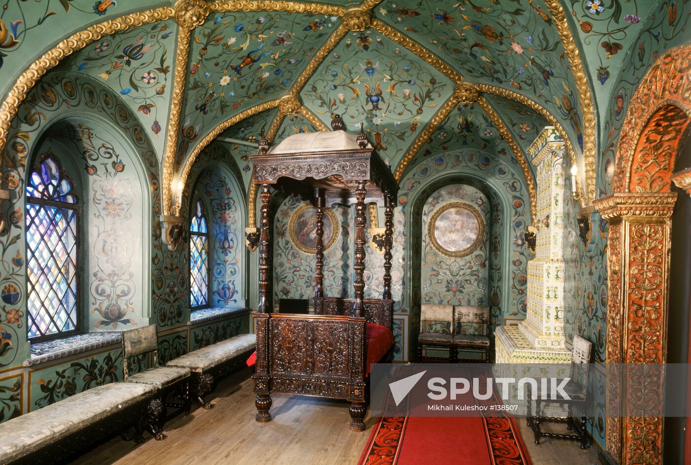 KREMLIN TEREM [CHAMBERS] PALACE BEDROOM