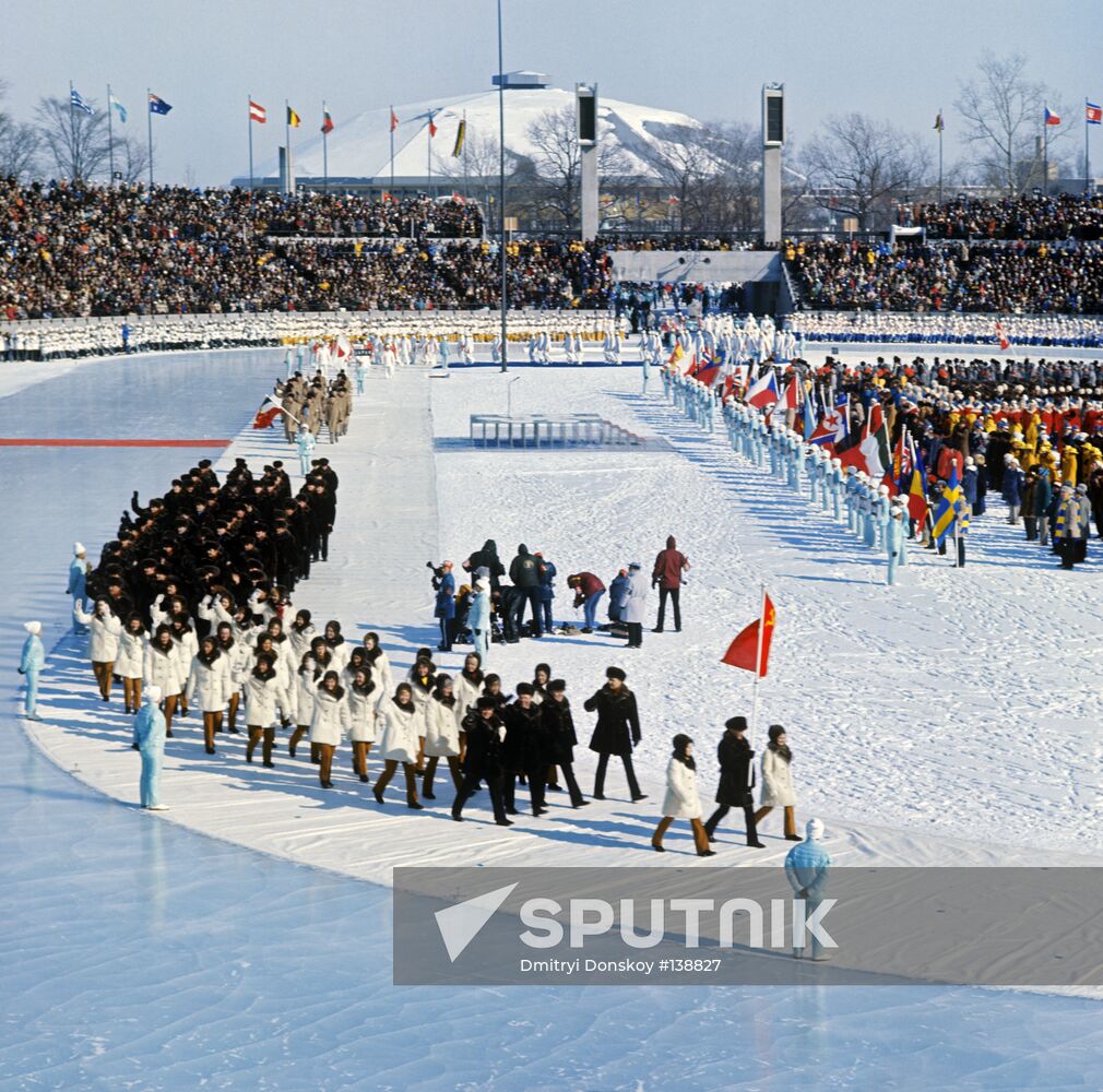 SAPPORO 11TH OLYMPIC GAMES OPENING 