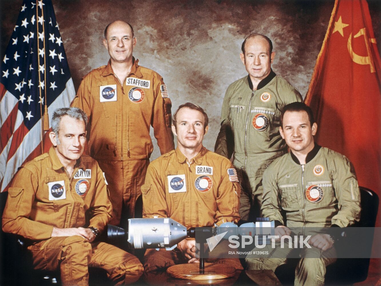 Soyuz-Apollo Soviet-U.S. space crew