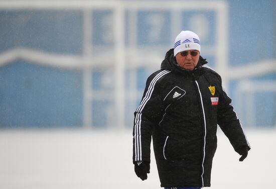 Football. FC Anzhi holds training session