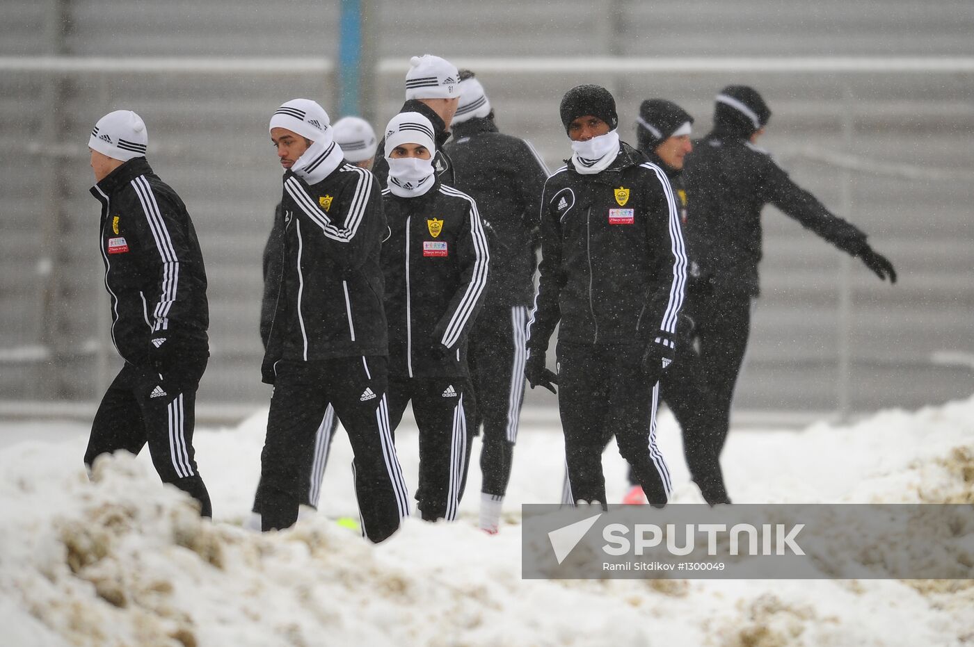 Football. FC Anzhi holds training session