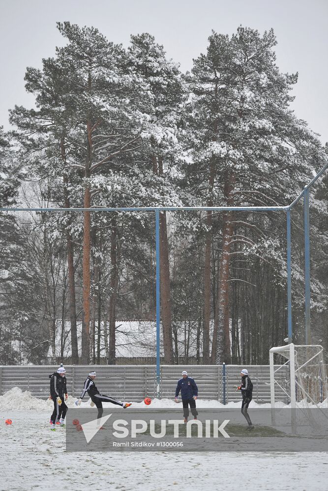 Football. FC Anzhi holds training session